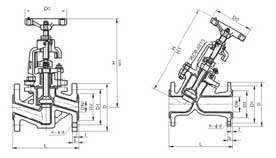 J41F46���r���քӷ��m��ֹ�yPN10��PN25���νY(ji��)��(g��u)�ߴ�D