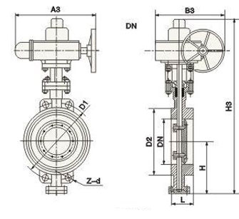 D973H늄�(d��ng)Ӳ�ܷ���yPN10��PN16���νY(ji��)��(g��u)�ߴ�D